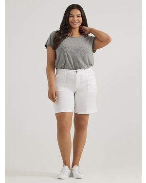 Lee Jeans Ultra Lux Comfort Flex-to-go Relaxed Utility Bermuda - White