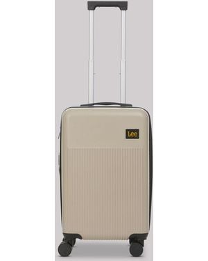 Lee Jeans 21 Inch Hard Side Carry On Luggage - White
