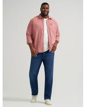 Lee Jeans Mens Extreme Motion Loose Jeans Big & Tall - Blue