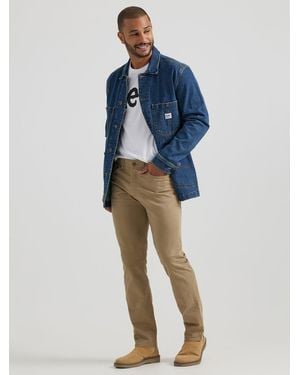 Lee Jeans Extreme Motion Mvp Straight Fit Twill Pants - Natural