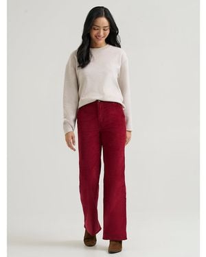 Lee Jeans Womens Legendary Corduroy Aline Pants - Red