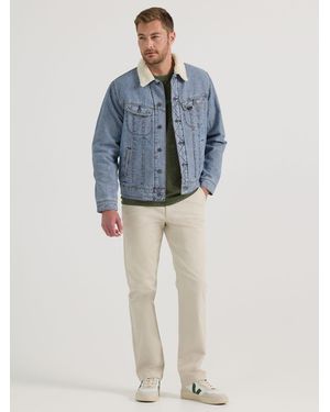 Lee Jeans Legendary Slim Straight Flat Front Pants - Natural