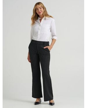 Lee Jeans Womens Pull On Bootcut Pants - White