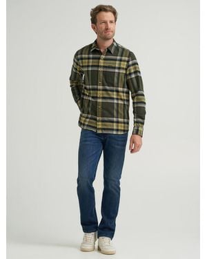 Lee Jeans Mens Legendary Regular Straight Jeans - Green