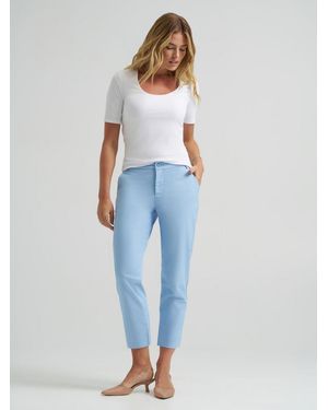 Lee Jeans Womens Stretch Capri - Blue