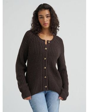 Lee Jeans Womens Cozy Cardigan - Natural