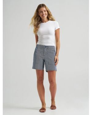Lee Jeans Womens Legendary Utility Shorts - Blue