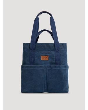 Lee Jeans Womens Cargo Pocket Shoulder Bag - Blue