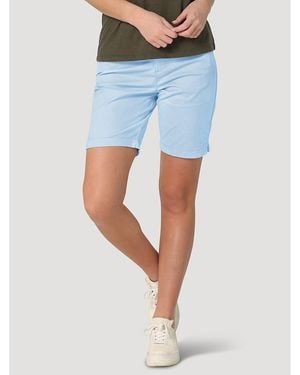 Lee Jeans Womens Legendary Regular Fit Chino Bermuda - Blue