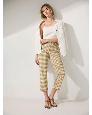 Lee Jeans Womens Stretch Capri - Natural