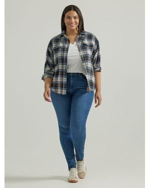 Lee Jeans Ultra Lux Flex Motion High Rise Skinny Jeans - Blue