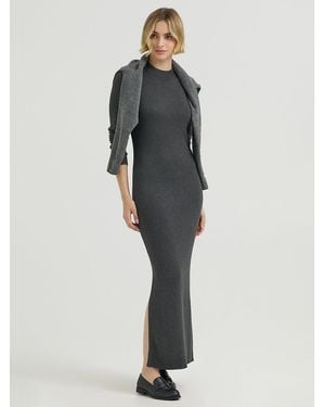 Lee Jeans Womens Sweater Maxi Dress - Multicolor