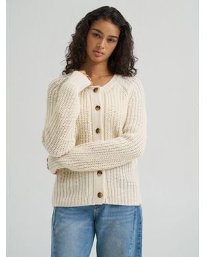 Lee Jeans Womens Cozy Cardigan - Natural