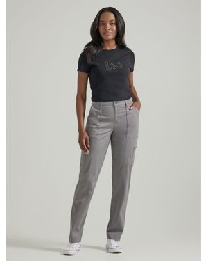Lee Jeans Ultra Lux Comfort Flex-to-go Loose Utility Pants - Gray