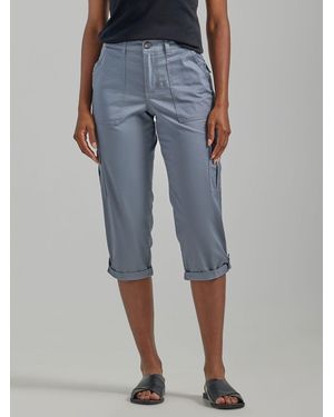 Lee Jeans Ultra Lux Flex-to-go Cargo Capri - Blue