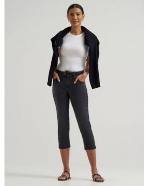 Lee Jeans Womens Legendary Straight Denim Capri - Multicolor