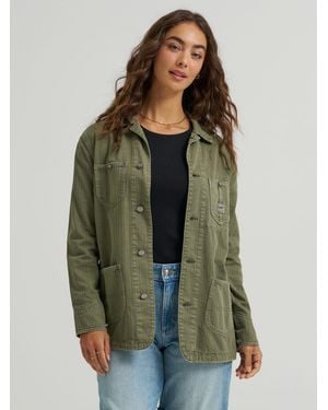 Lee Jeans Womens Utility Chore Jacket - Green