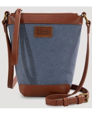 Lee Jeans Womens Small Bucket Bags - Blue