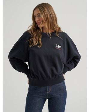 Lee Jeans X Marilyn Monroe Crew Sweatshirt - Black