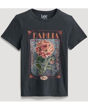 Lee Jeans Womens Dahlia Graphic T-shirt - Black