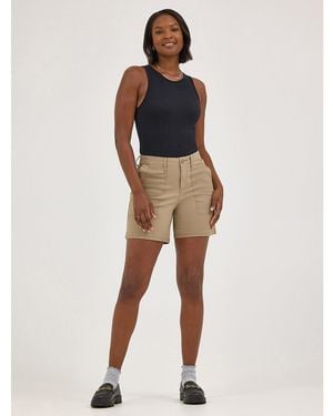 Lee Jeans Womens Legendary Utility Shorts - Natural