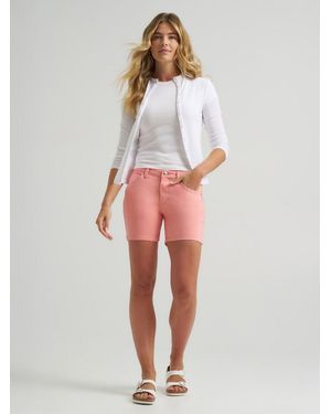 Lee Jeans Womens Legendary Regular Shorts - Red