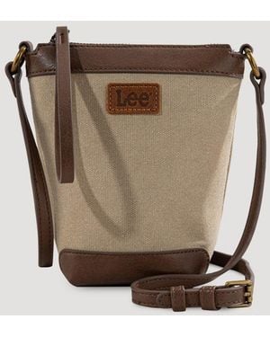 Lee Jeans Womens Small Bucket Bag - Brown