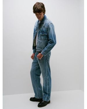 Lee Jeans Mens X Feng Chen Wang Retro Straight Jeans - Blue
