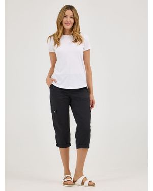 Lee Jeans Ultra Lux Flex-to-go Relaxed Cargo Capri - Black