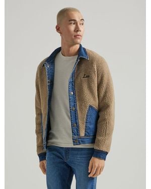 Lee Jeans Mens Reversible Rider Jacket - Blue