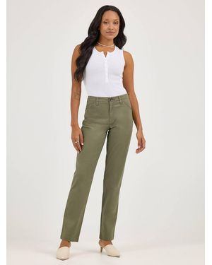 Lee Jeans Womens Legendary Chino Pants - Green