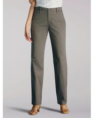 Lee Jeans Relaxed Fit Straight Leg Pants - Gray