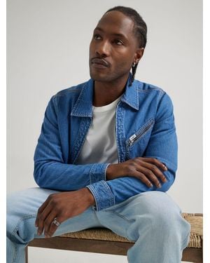 Lee Jeans Mens Boxy 91b Jacket - Blue