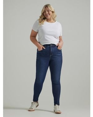 Lee Jeans Ultra Lux Flex Motion High Rise Skinny Jeans - Blue