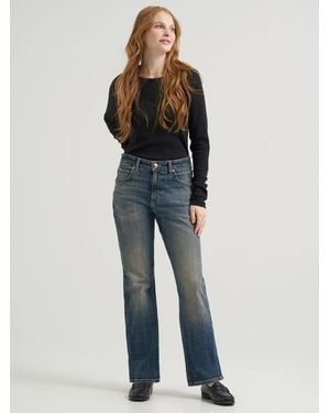 Lee Jeans Womens Classic Rider Jeans - Blue