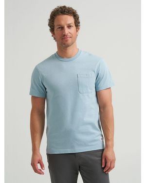 Lee Jeans Mens Relaxed Fit Heavyweight Pocket T-shirt - Blue