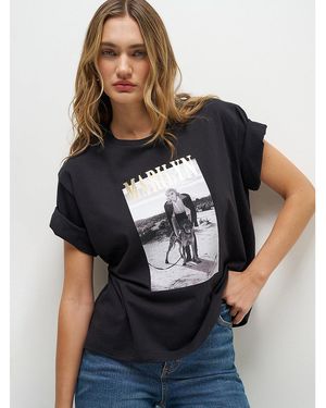 Lee Jeans X Marilyn Monroe Girlfriend T-shirt - Black