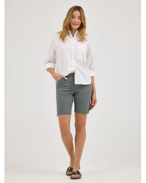 Lee Jeans Womens Legendary Chino Bermuda - Green