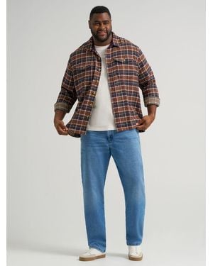 Lee Jeans Legendary Relaxed Straight Fce Lined Jeans Big & Tall - Blue