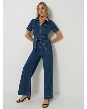 Lee Jeans Womens Tie Waist Unionall - Blue