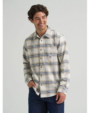 Lee Jeans Mens Premium 91 J Worker Shirt - Gray