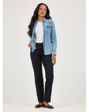 Lee Jeans Womens Legendary Chino Pants - Blue