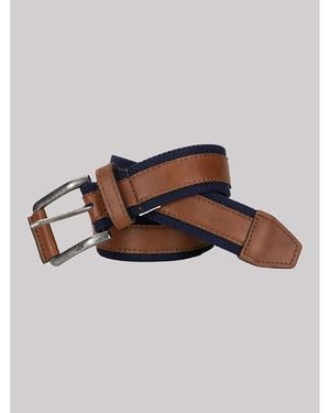 Lee Jeans Mens Contrast Center Belt - Brown