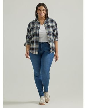Lee Jeans Ultra Lux Flex Motion High Rise Skinny Jeans - Blue