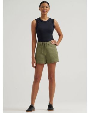 Lee Jeans Womens Legendary Loose Drawstring Shorts - Green