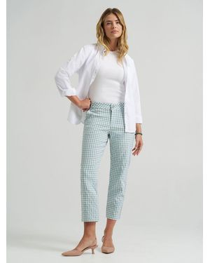 Lee Jeans Womens Stretch Capri - Blue