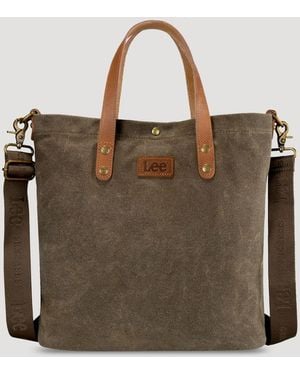 Lee Jeans Womens Waxed Tote - Brown