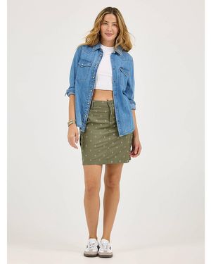 Lee Jeans Womens Ultra Lux Comfort With Flex-to-go Skort - Green