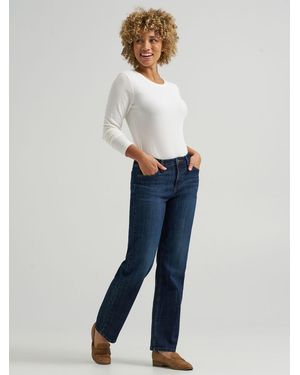 Lee Jeans Womens Legendary Relaxed Straight Jeans - Blue