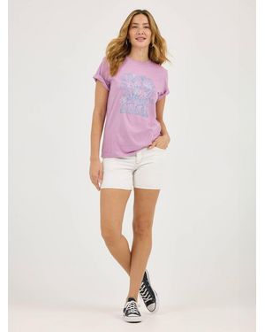 Lee Jeans Womens Legendary Shorts - White
